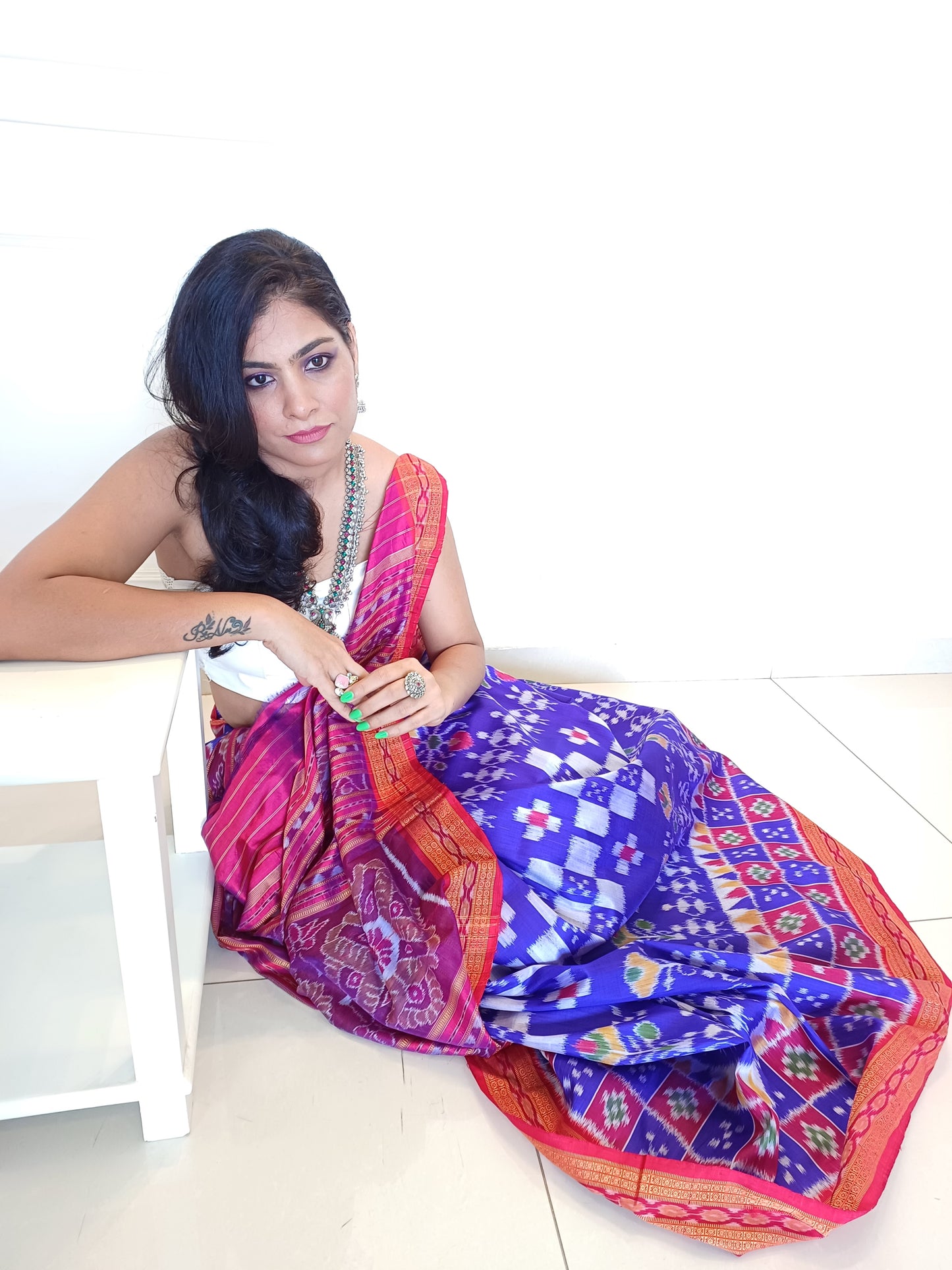 NUAPATNA PASAPALLI IKKAT SILK SAREEE