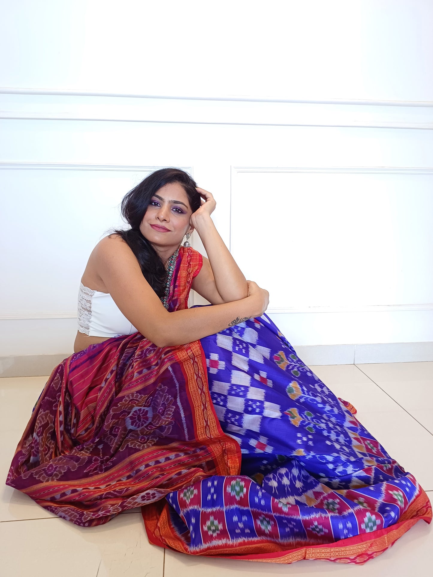 NUAPATNA PASAPALLI IKKAT SILK SAREEE