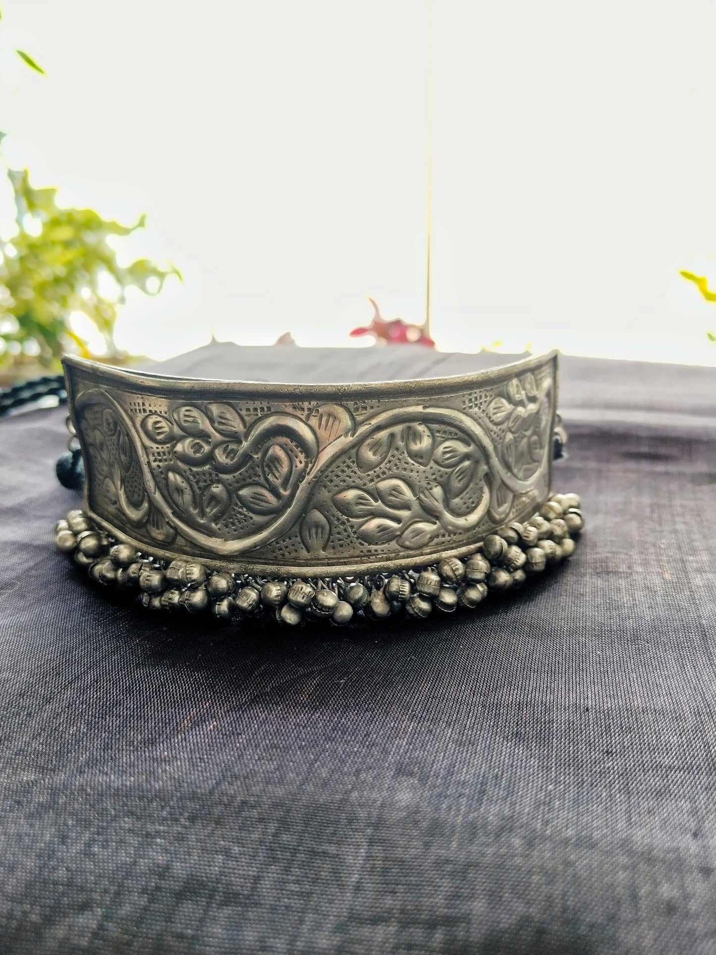 Advaita Handcrafts Ghungroo Brass Choker Necklace