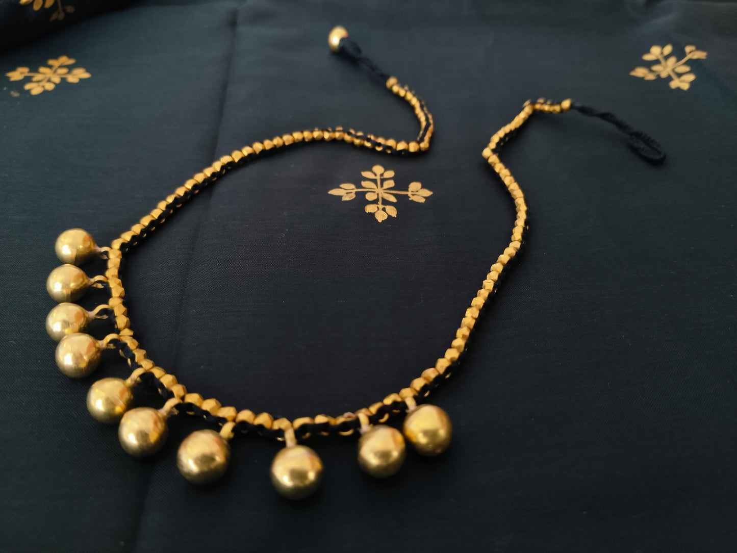 Brass Ghungroo Necklace