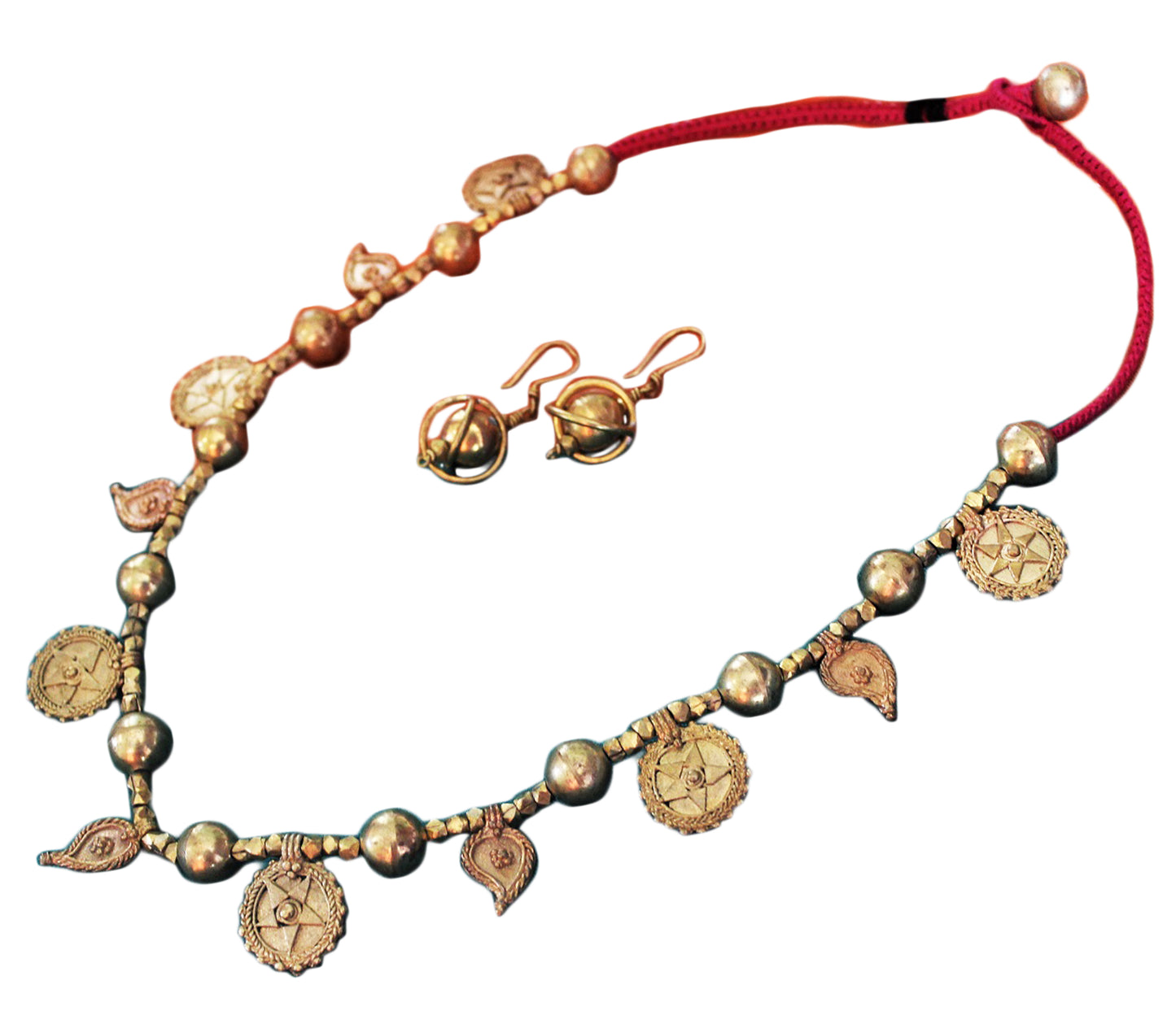 Tribal Charms Necklace Set.