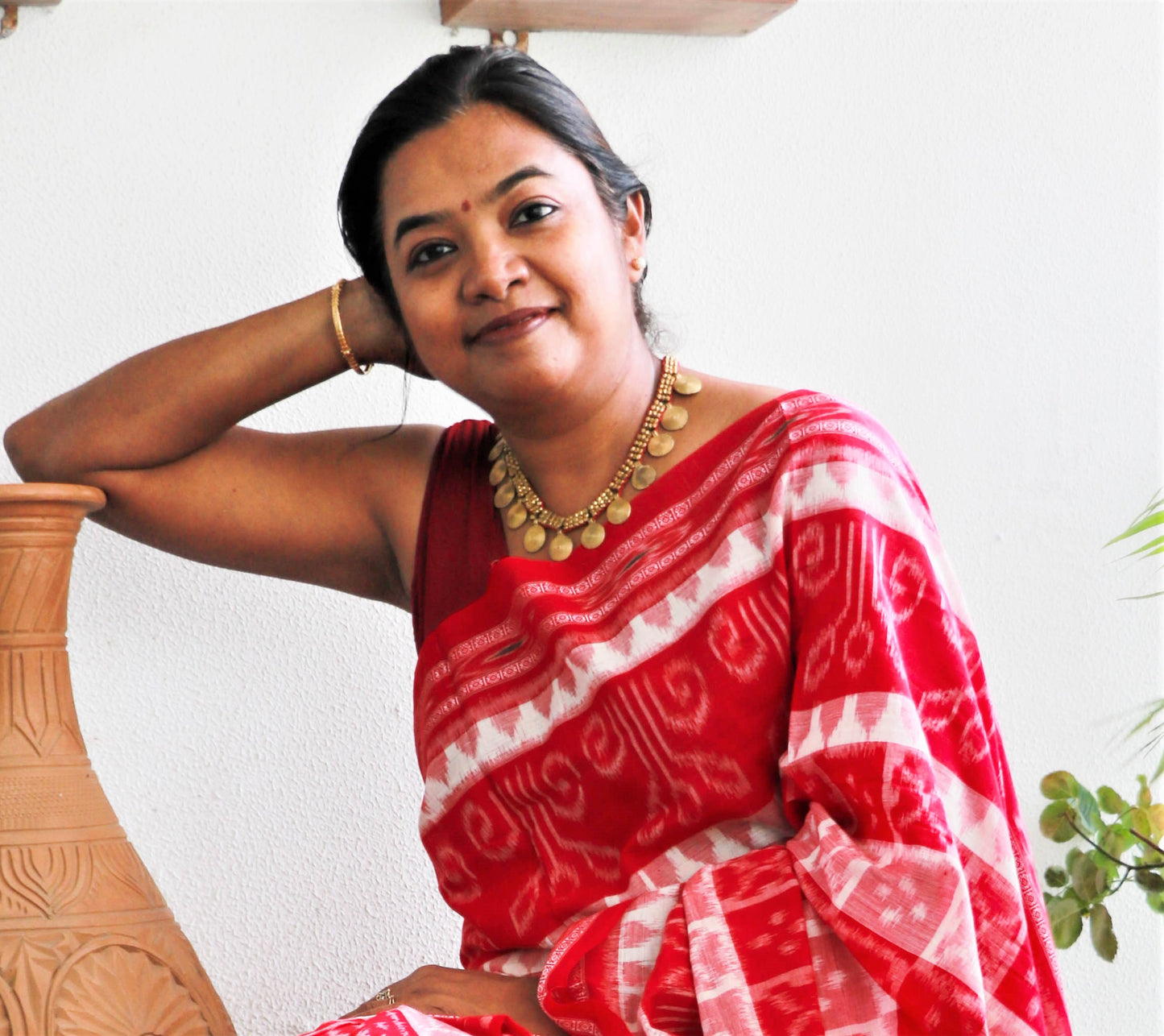 Statement narrow chatai tribal dhokra necklace- Click for variety.