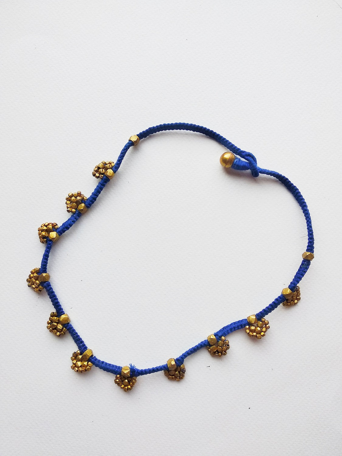 Advaita Handicrafts Dhokra weave necklace - click for variety.