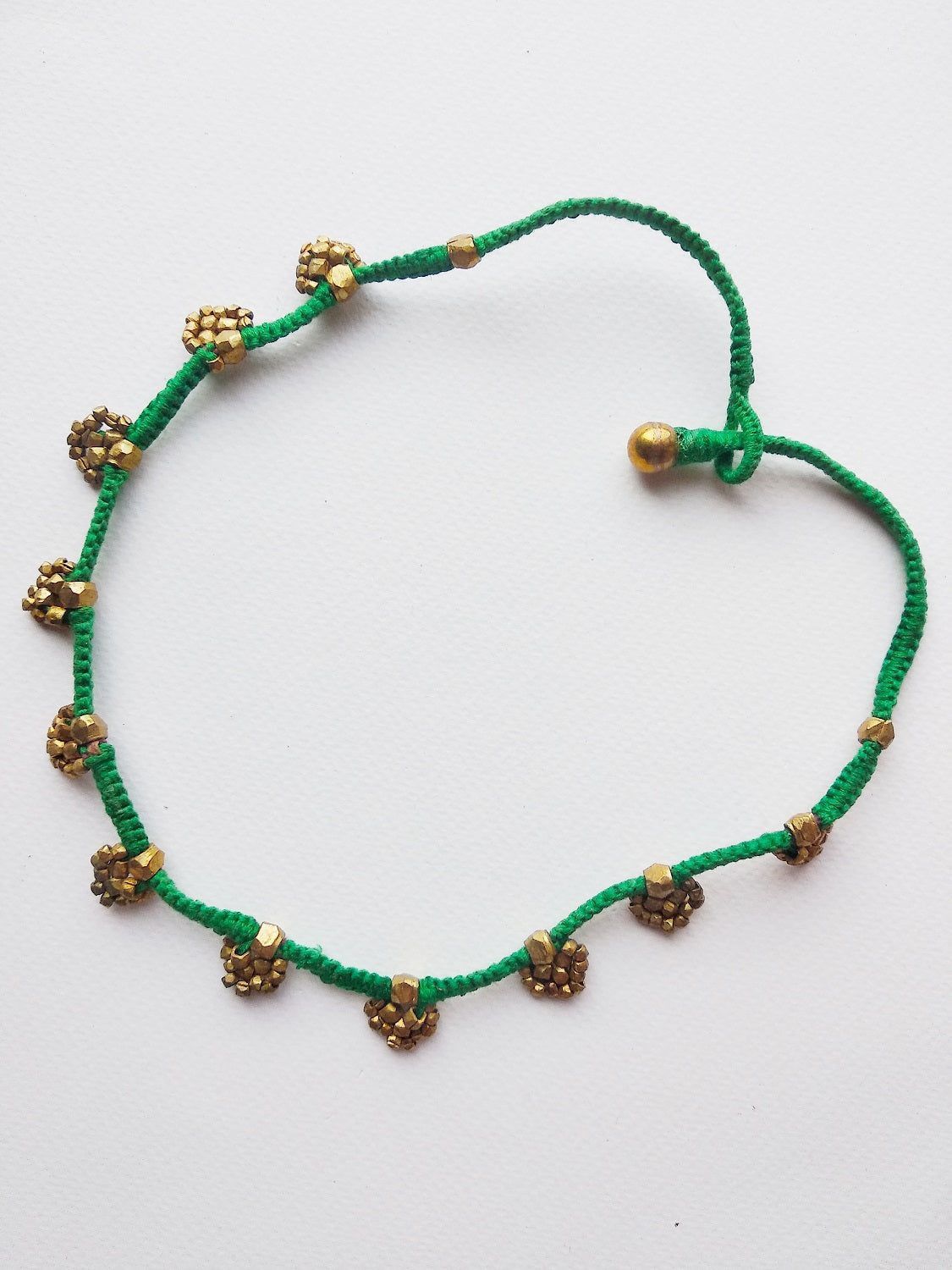 Advaita Handicrafts Dhokra weave necklace - click for variety.