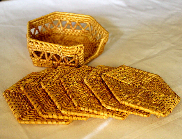 Grass Coasters - Ecofriendly decor