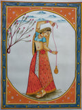 Advaita Handicraft – Indian Ragini Miniature Painting handmade (Rajasthan Ragmala)