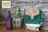 Advaita Handicrafts - Handpainted Leather Sling Purses - Click for variety