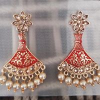 Advaita Handicrafts Polki styled Statement earrings - Click to see the entire range.