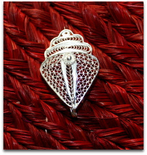 Conch Brooch/ Flower Brooch - Click for images.