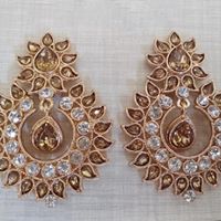 Advaita Handicrafts Polki styled Statement earrings - Click to see the entire range.