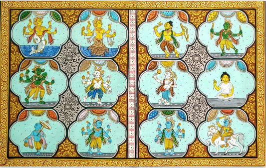 Dashavataar - Patachitra depictions & bedtime stories