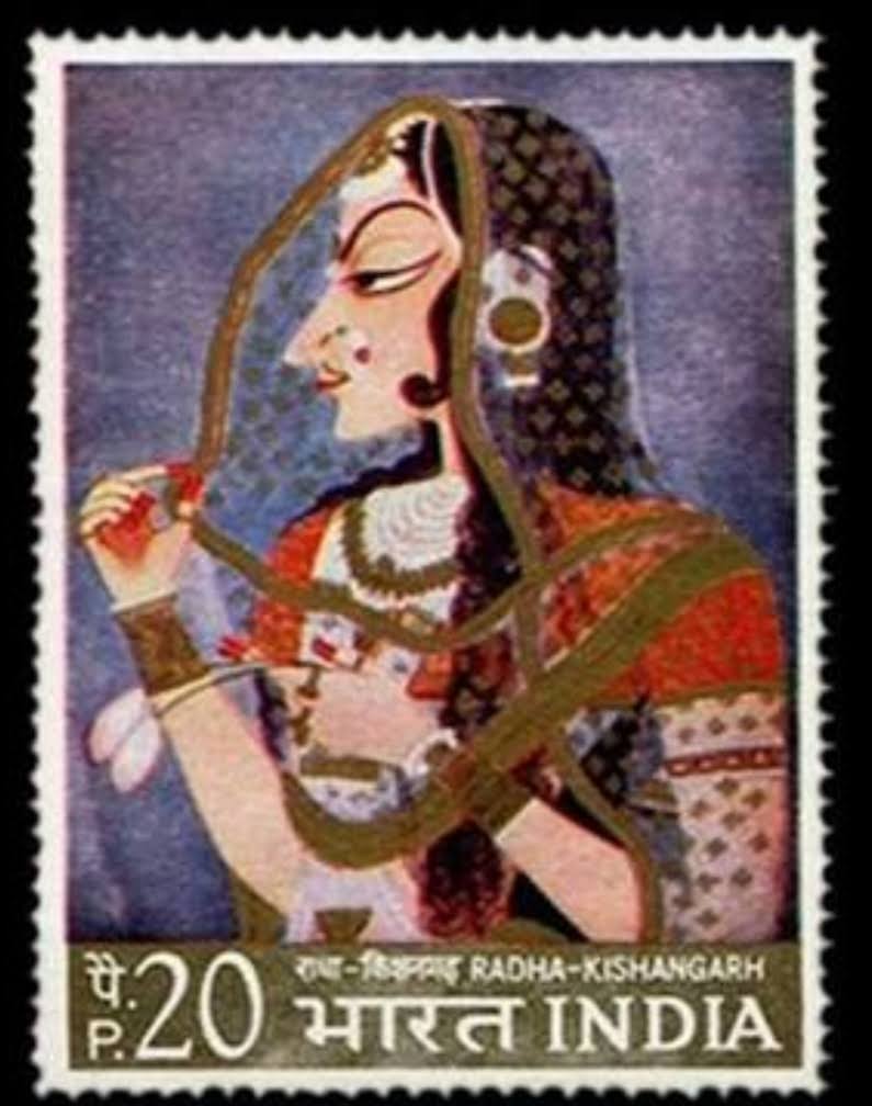 Bani Thani the courtesan turned Queen who inspired one of India's stamps