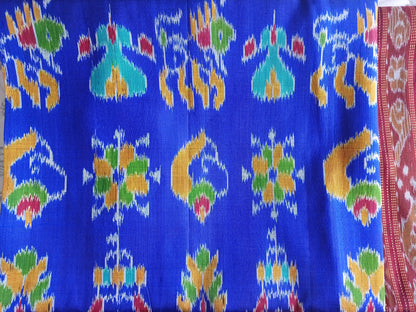 NUAPATNA NABARANGI SILK SAREE - Blue