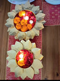 Set of 2 Lotus Urlis for Diwali Decor