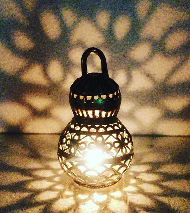 Dhokra Art Tea Lights - Lantern