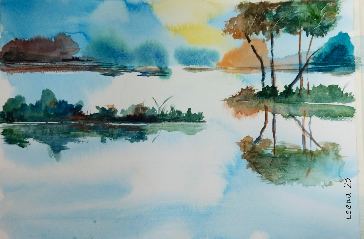 Morning Calm - Watercolor