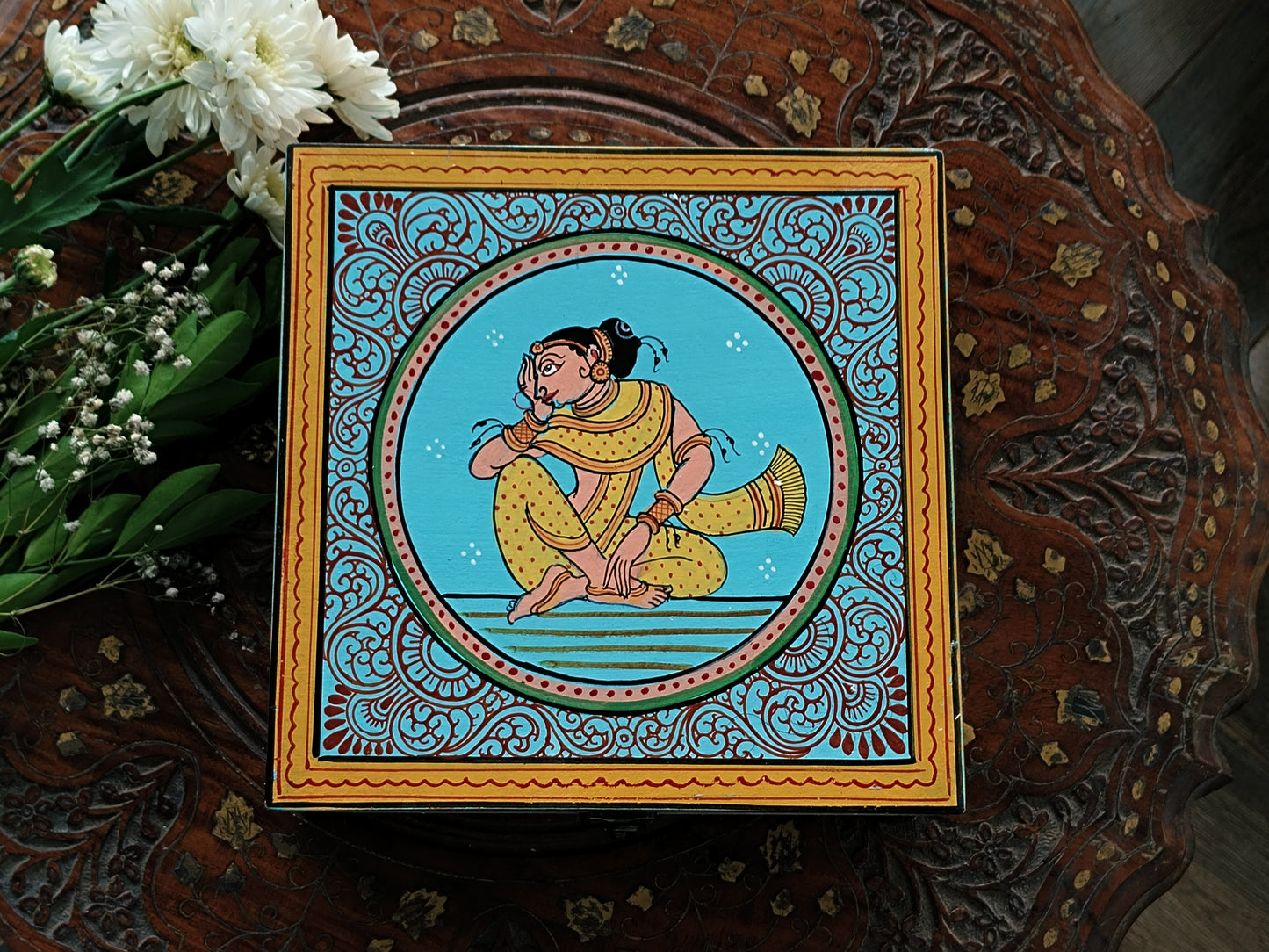 Handcrafted Hand-painted Patachitra Gift Box