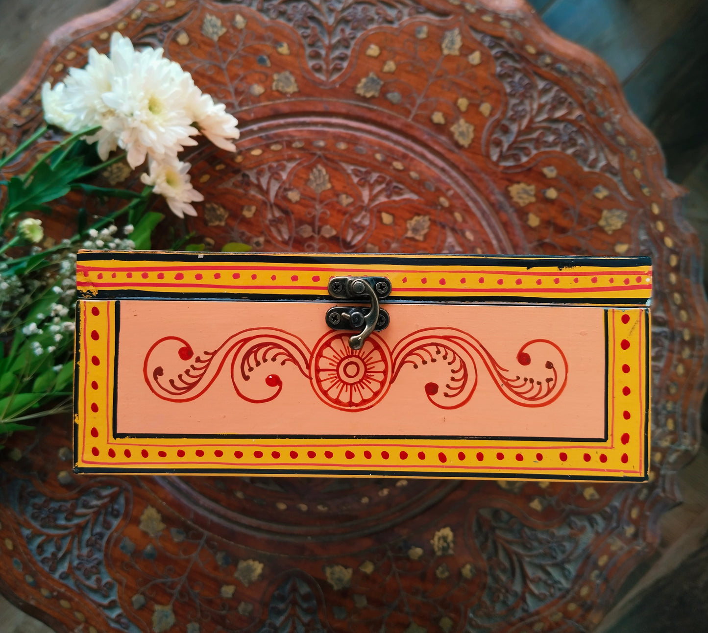 Handcrafted Hand-painted Patachitra Gift Box