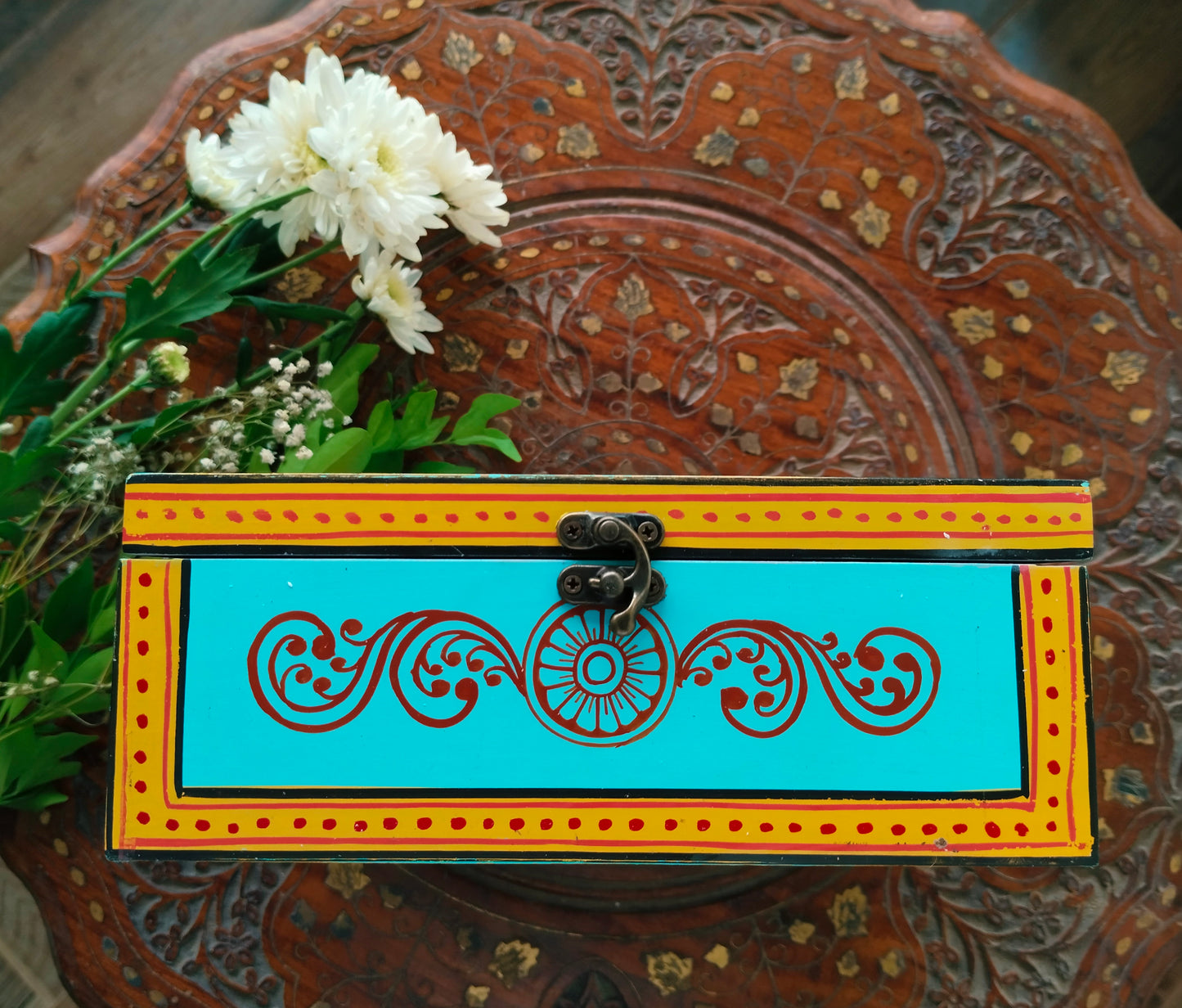 Handcrafted Hand-painted Patachitra Gift Box