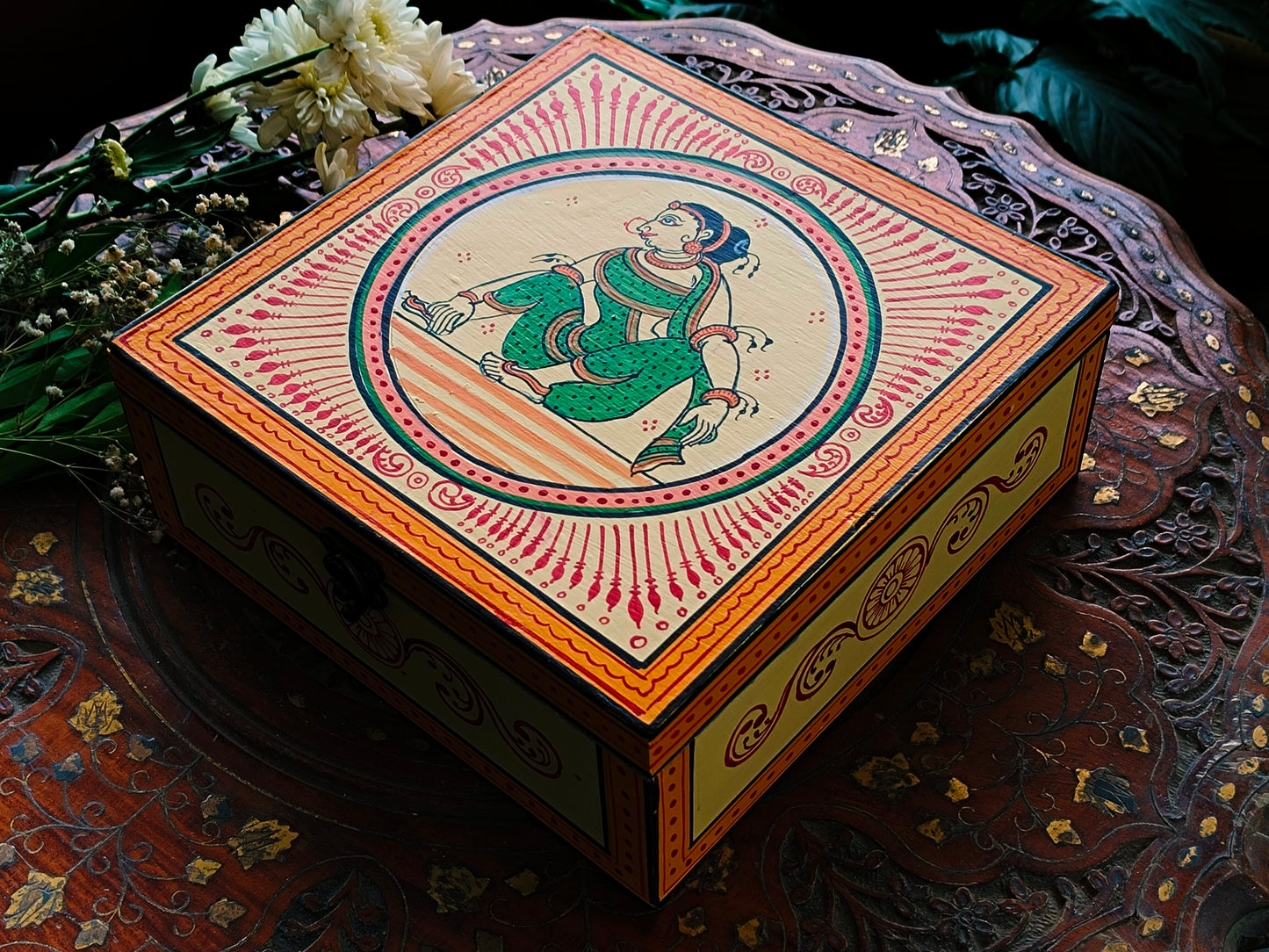 Handcrafted Hand-painted Patachitra Gift Box