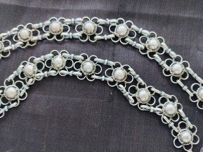 Advaita Handcrafts - Antique Round Long Beaded Necklace.