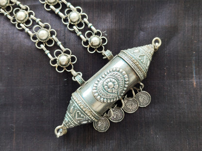 Advaita Handcrafts Long Brass Antique Necklace