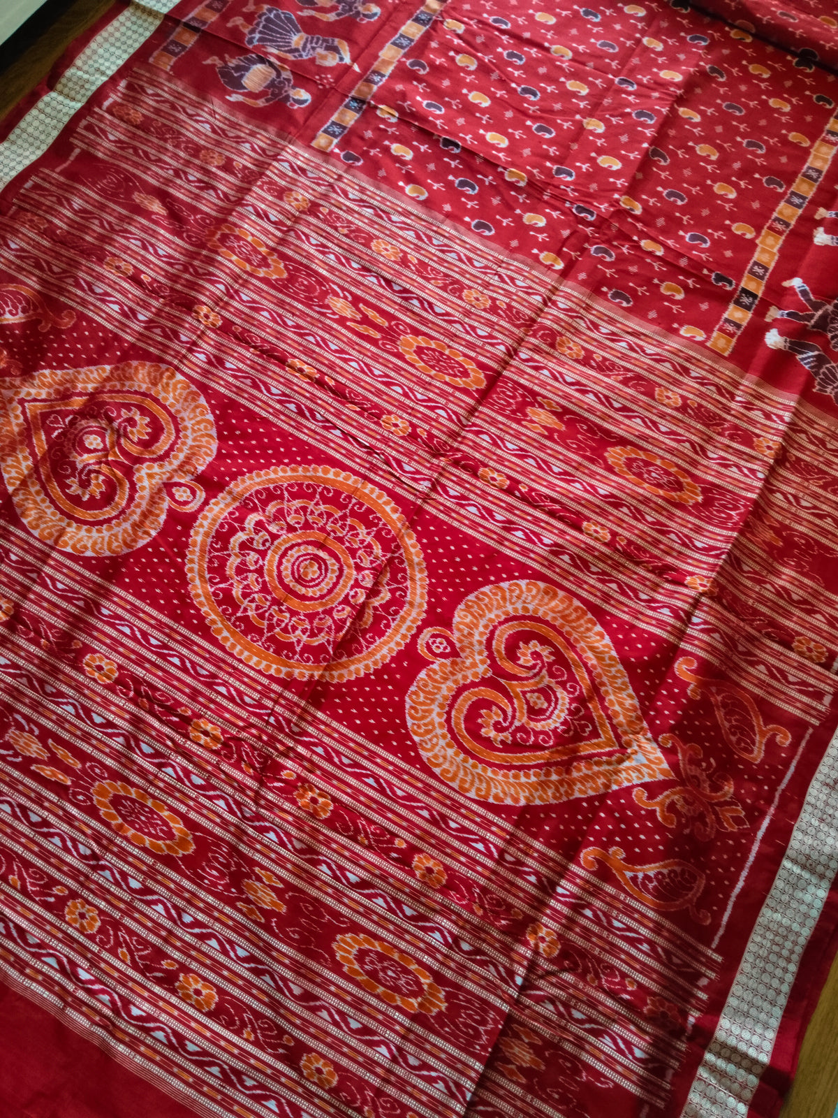 Sambalpuri Pure Silk Ikkat Dancer High-end Designer Saree