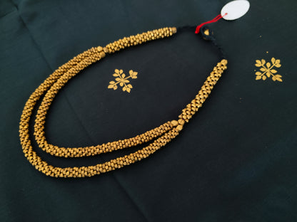 Two-Layered Traditional Maharashtrian Beaded Necklace