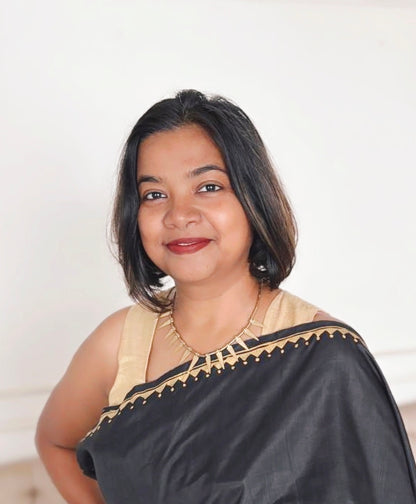 Brass tribal spike necklace