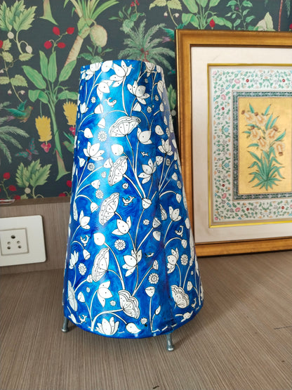 Leather handcrafted lamps - Tholu Bommalata crafts - 12 inches