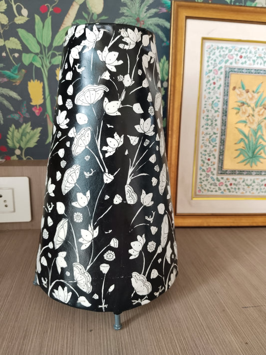 Leather handcrafted lamps - Tholu Bommalata crafts - 12 inches