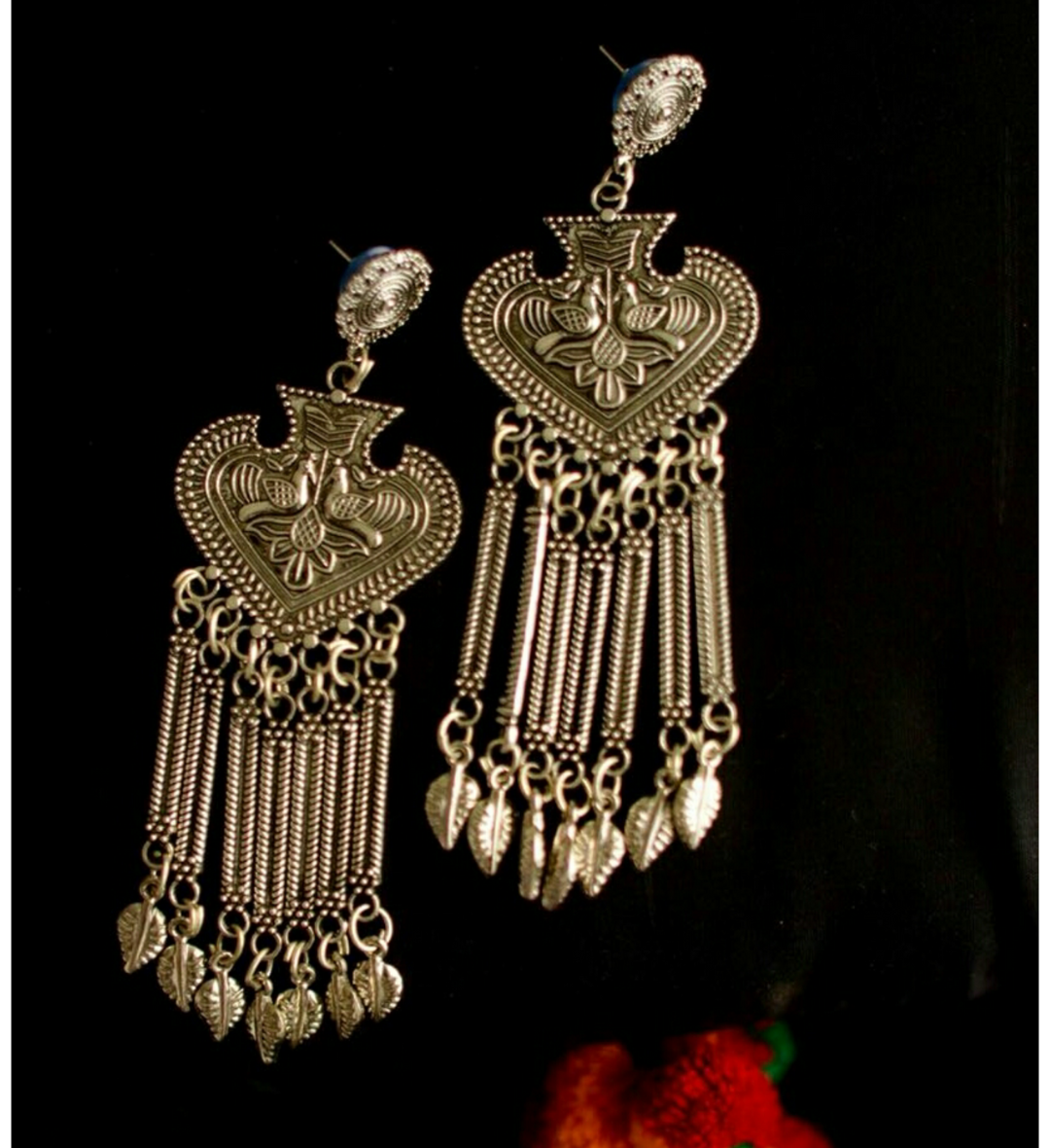 Advaita Handicrafts alloy oxidised earring - Assorted.