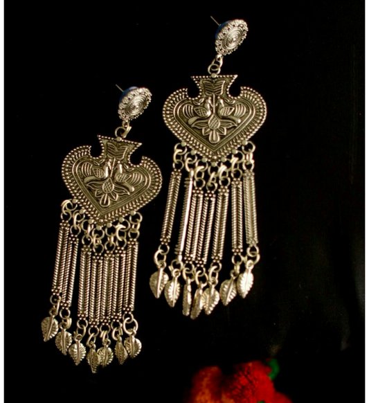 Advaita Handicrafts alloy oxidised earring - Assorted.