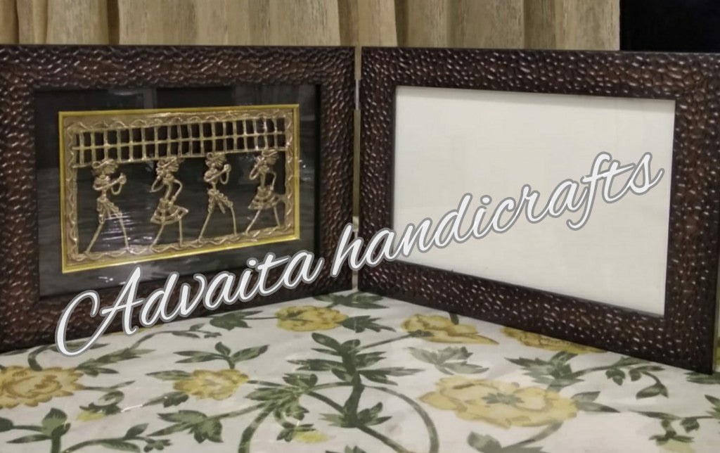 Dhokra panel photo frame - Click for variety and size