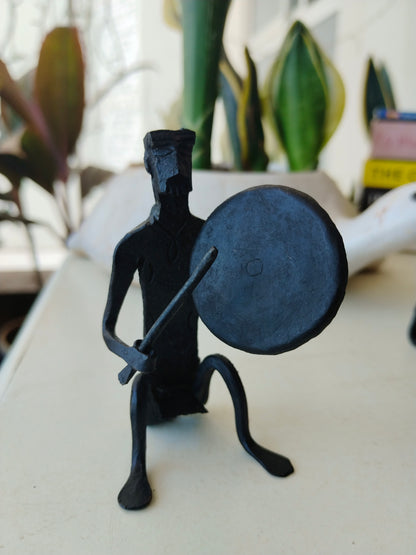 Wrought Iron Musician Showpiece Set - Bastar Craft