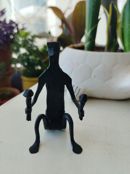 Wrought Iron Musician Showpiece Set - Bastar Craft