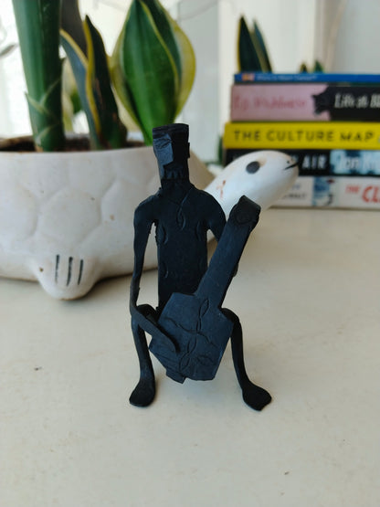 Wrought Iron Musician Showpiece Set - Bastar Craft