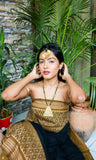 Advaita Handicrafts Tribal Dhokra pendant necklace set - CLICK FOR VARIETY