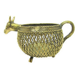 Advaita Handicrafts Brass Bull Pen stand