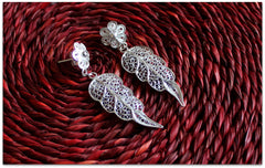 Leaf, triangles and stars - Click for variety of our silver jewelry