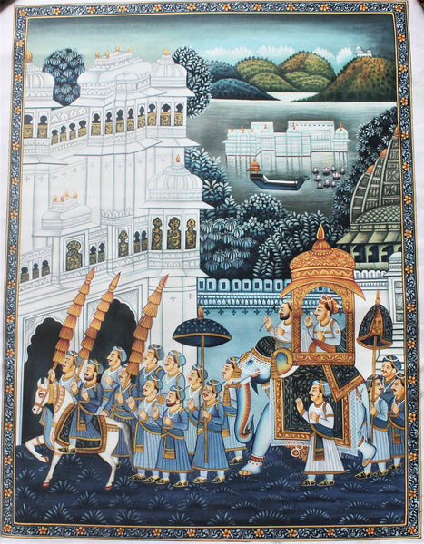Mughal & Rajasthani Fort Paintings - Click for variety