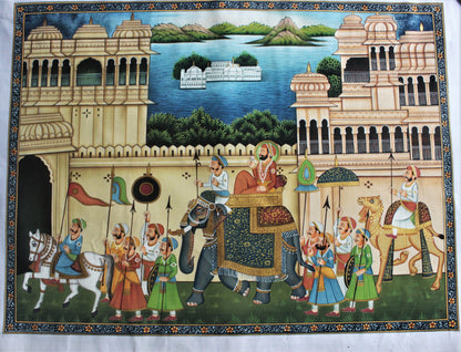 Mughal & Rajasthani Fort Paintings - Click for variety