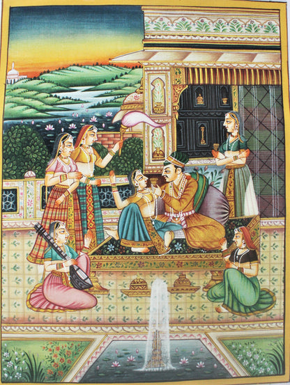 Mughal & Rajasthani Fort Paintings - Click for variety