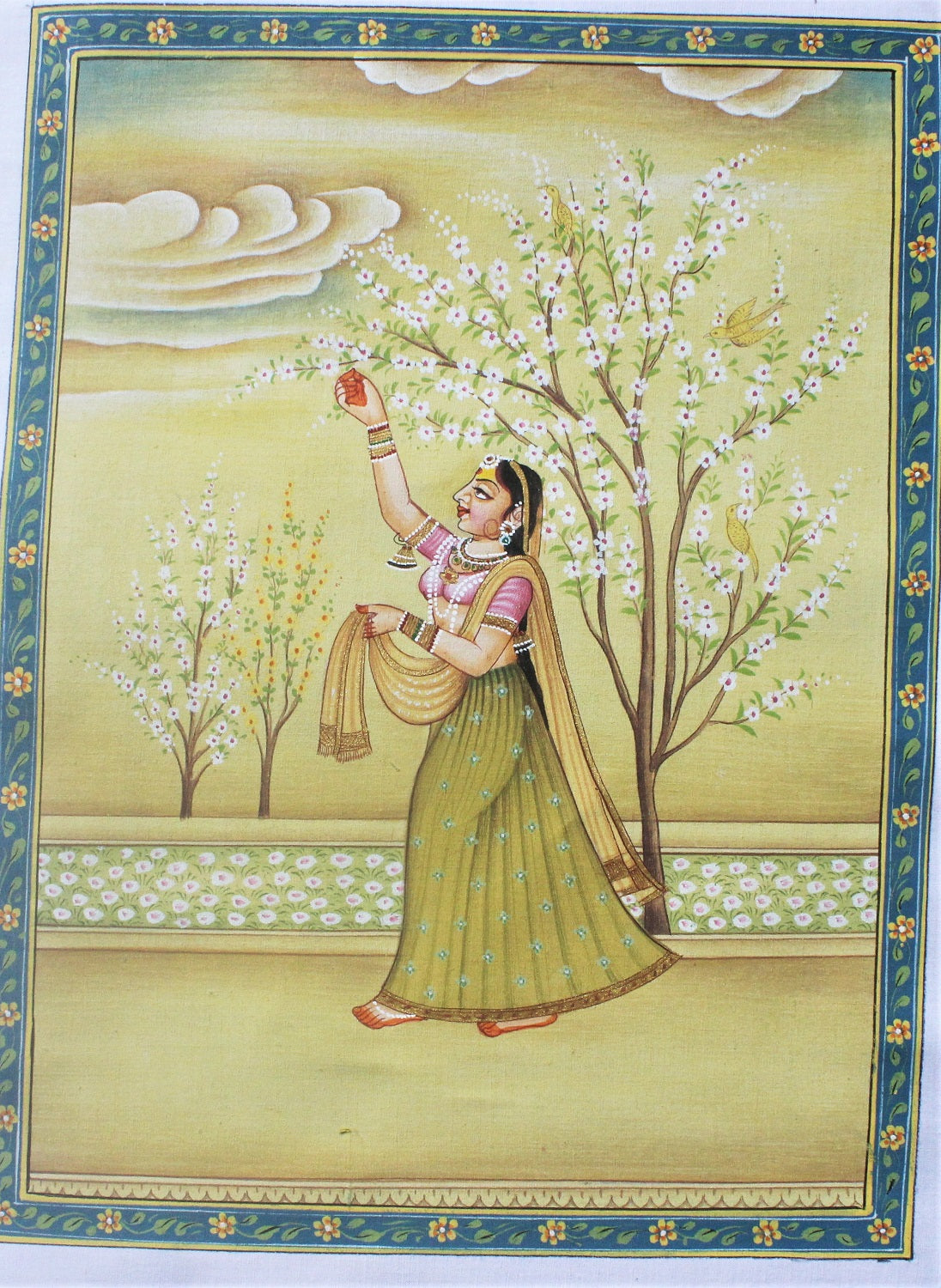 Advaita Handicraft – Indian Ragini Miniature Painting handmade (Rajasthan Ragmala)