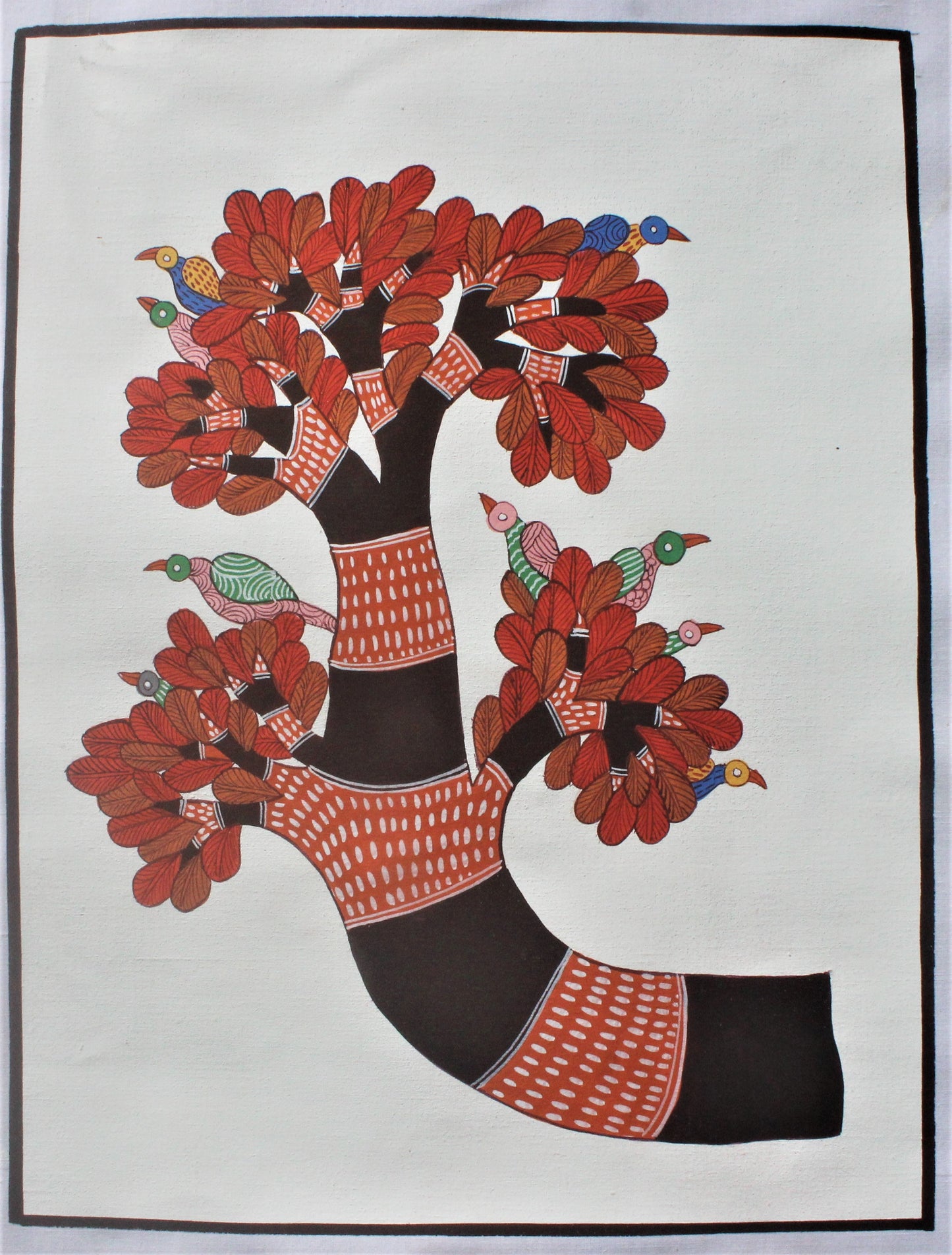 Gond series hand-painted wallpaintings - unframed