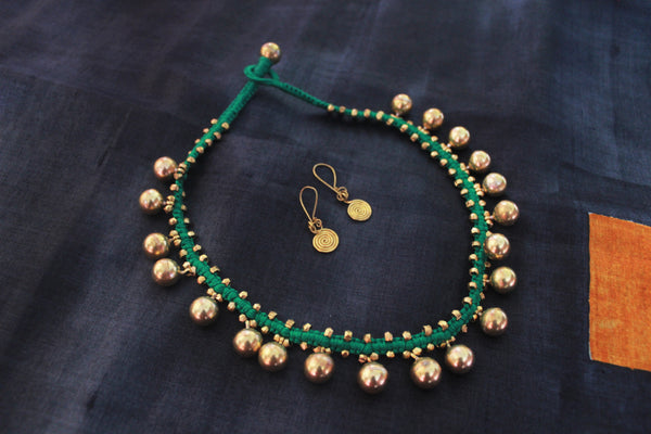 Statement Ball Necklace sets - Colour options