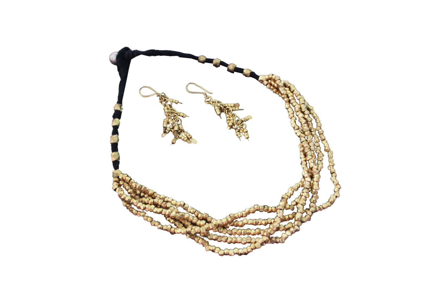 Multistrand Dhokra Necklaces - Click for variety.