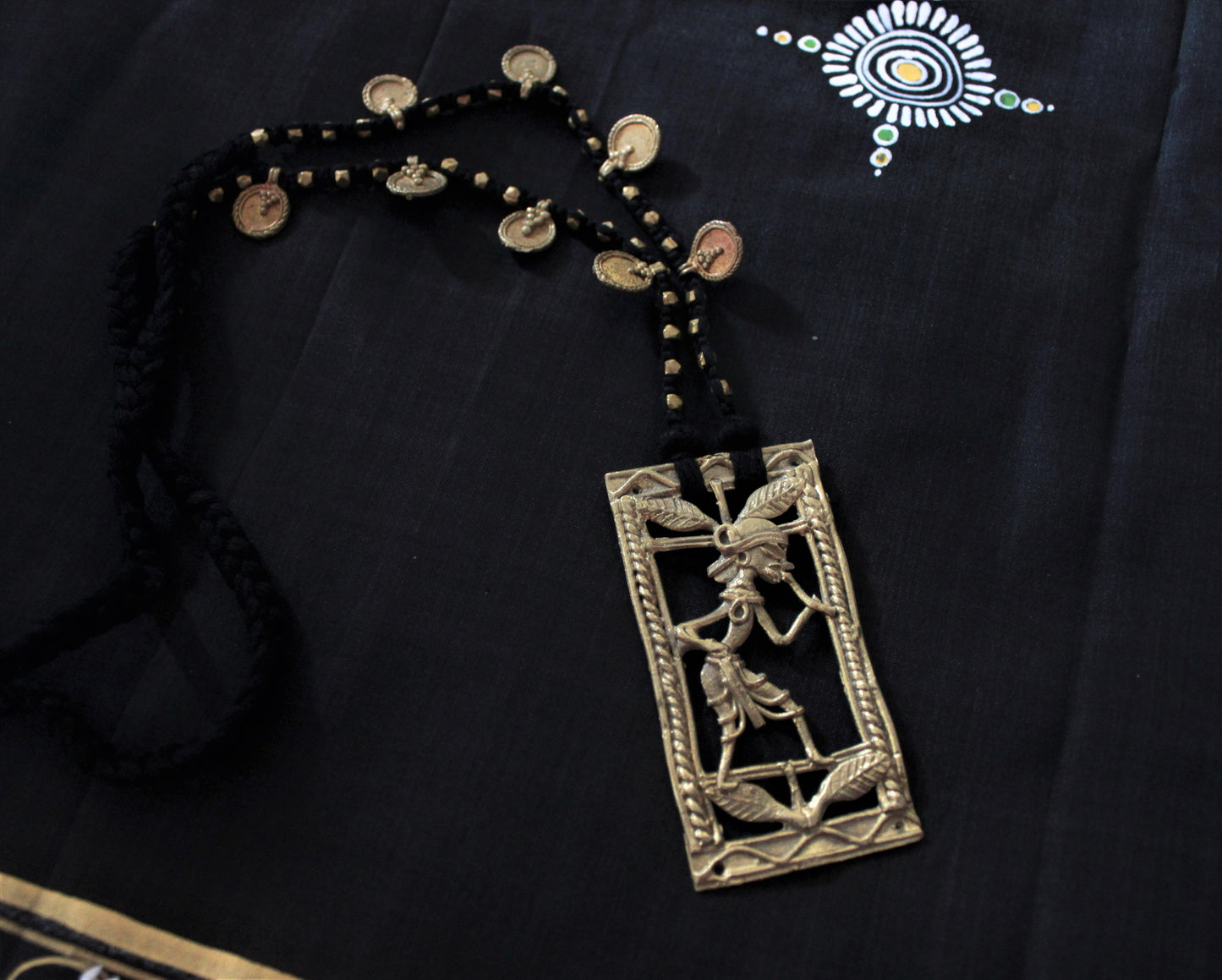 Dhokra tribal panel necklaces - click for options