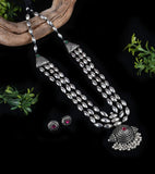 Dholki Beads Antique Jewelry Necklace set