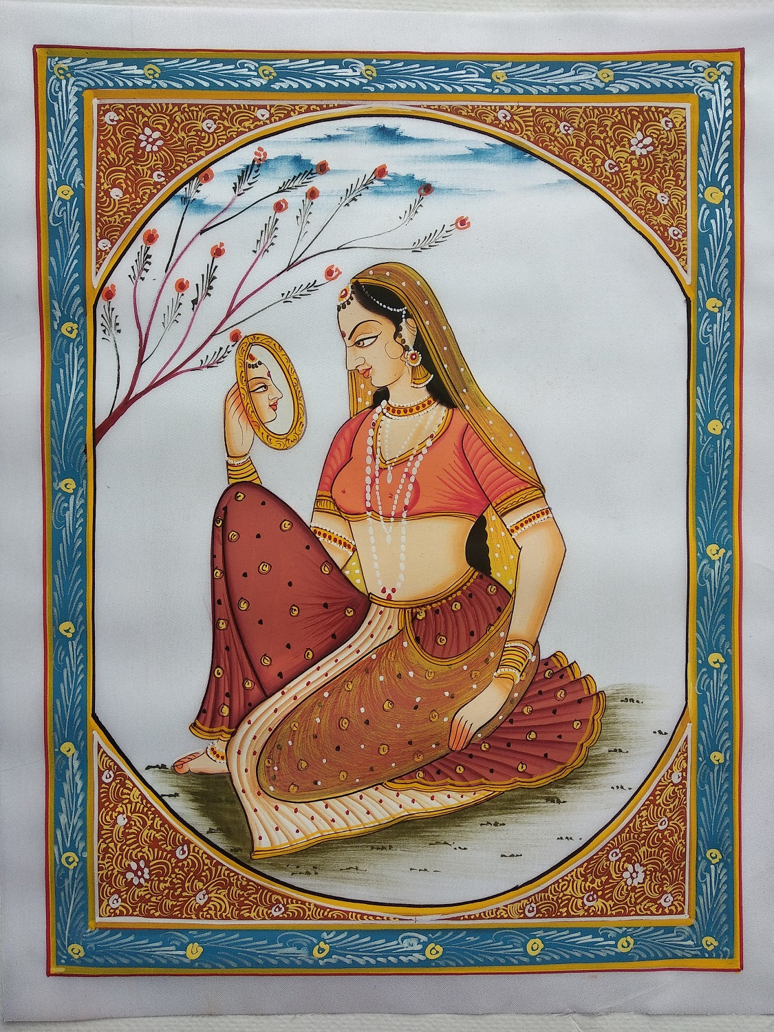 Advaita Handicraft – Indian Ragini Miniature Painting handmade (Rajasthan Ragmala)